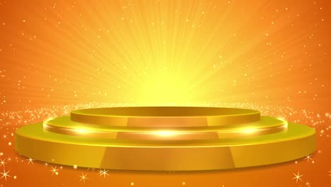 stage gold abstract motion background