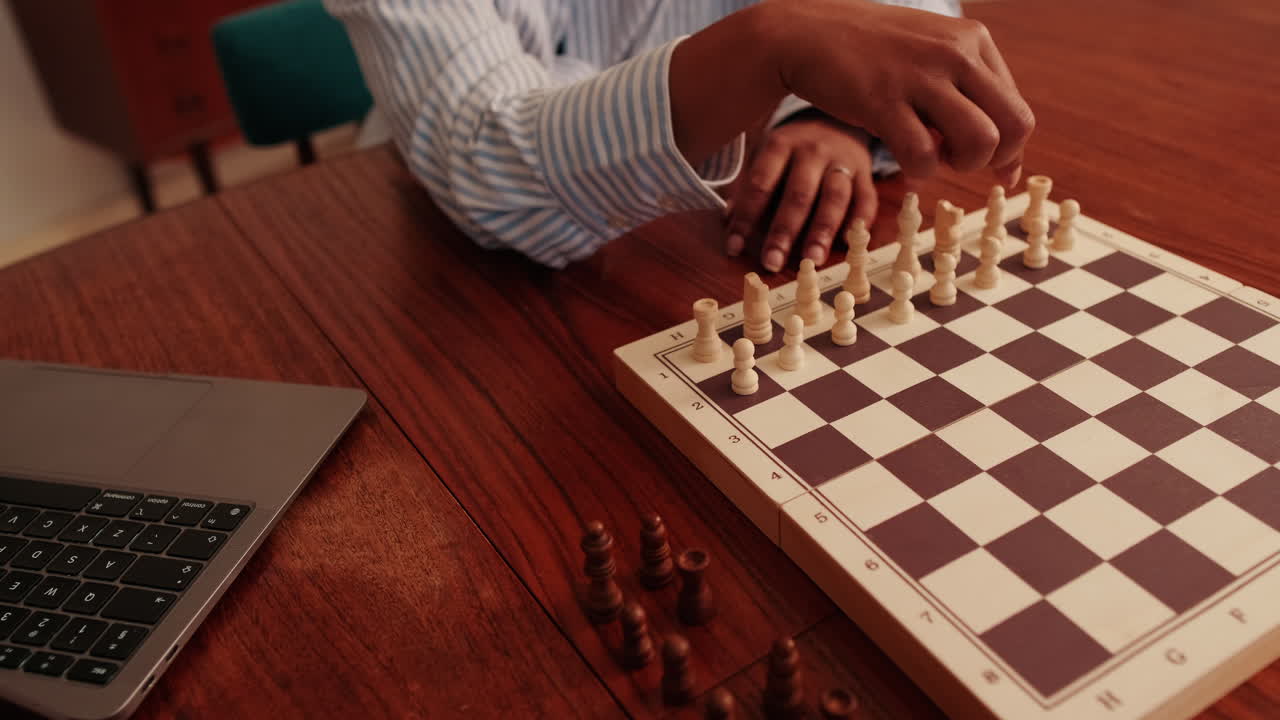 Setting Up for a Chess Game at Home