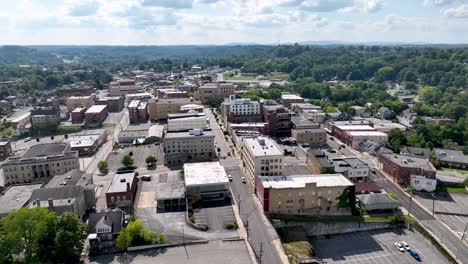 disparo aéreo sobre beckley, virginia occidental
