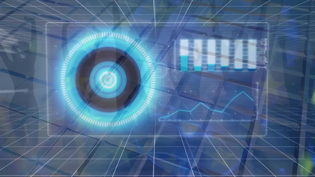 Animation of scope scanning over data processing
