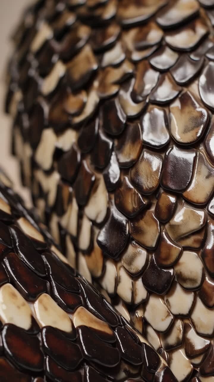 Close-up van slangenhuid