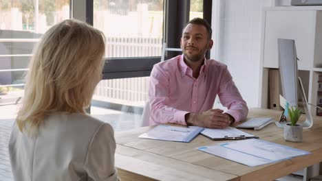 handshaking employer and employee