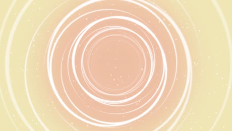 abstract circle line of orange background loop