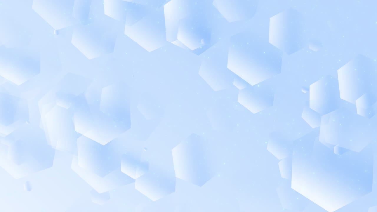 Digital tech business or science presentation on big data lots of dots and fibers on a blue