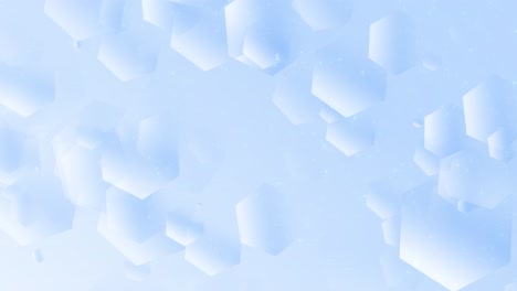 digital tech business or science presentation on big data lots of dots and fibers on a blue