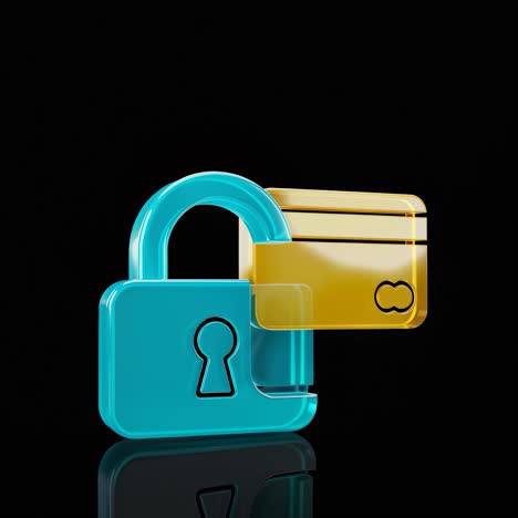 cyber security and financial protection concept