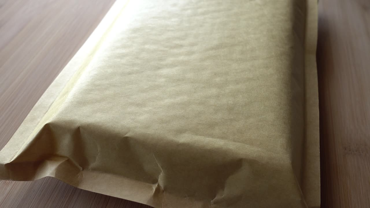 Postal order package in rotation