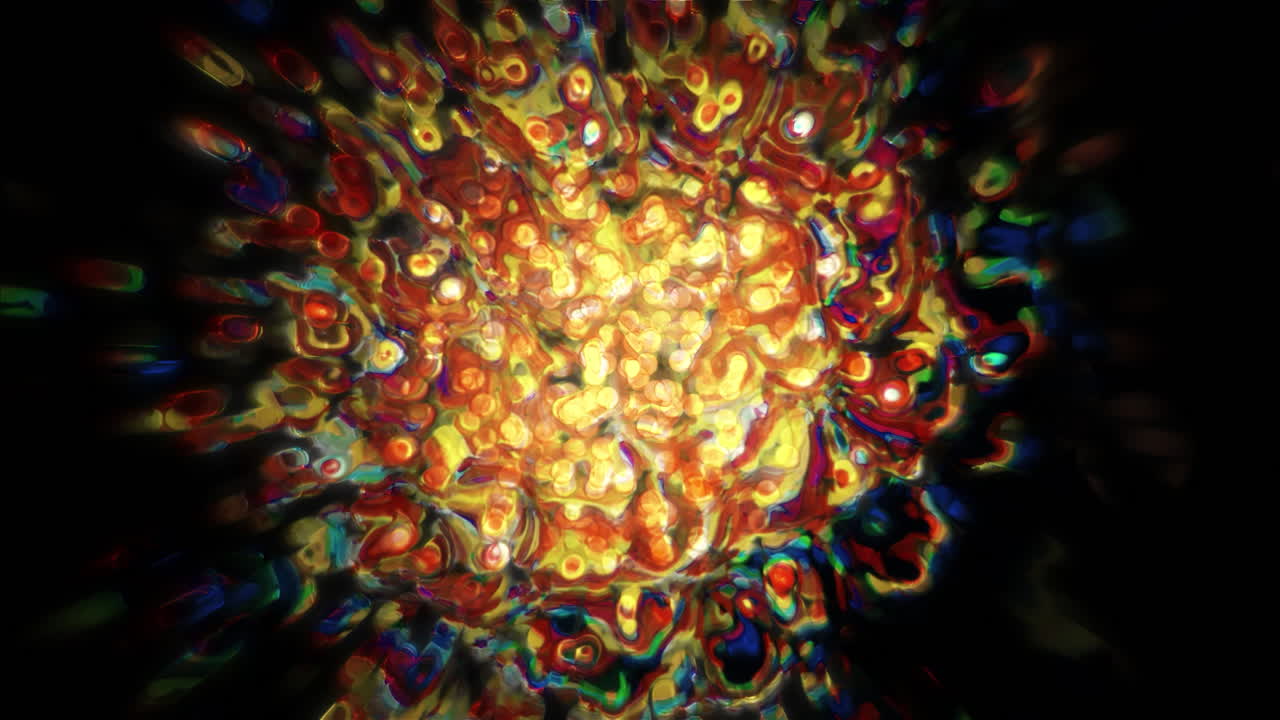 Vibrant Abstract Light Burst