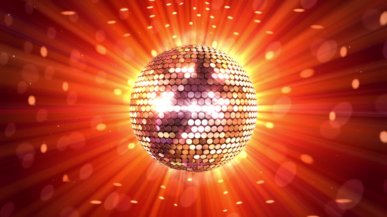 bola de espejo disco luces club de baile fiesta brillo de fondo