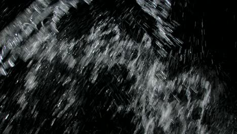 abstract water splashes and droplets on dark background