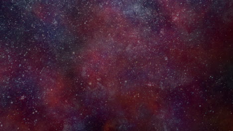 stunning stylized nebula with vibrant reds, blues, and purples