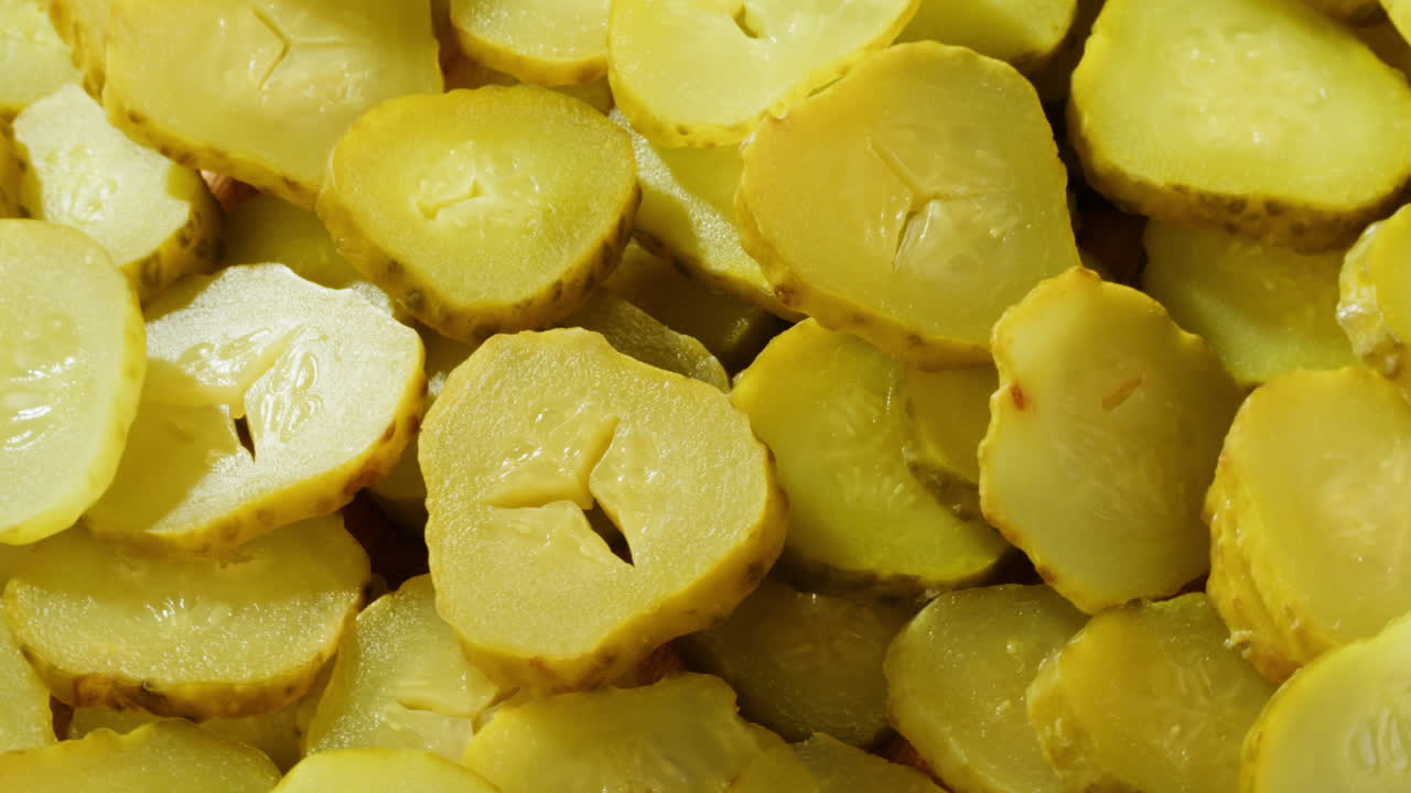 Slices of Dill Pickles