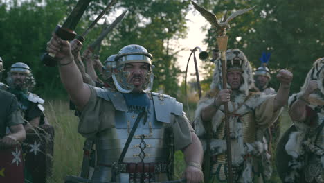 roman legion in action