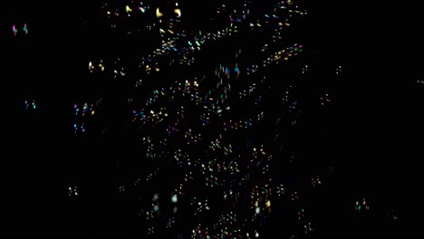 overlay of colorful soap bubbles flying on black background overlay of colorful soap bubbles flying on black background slow motion