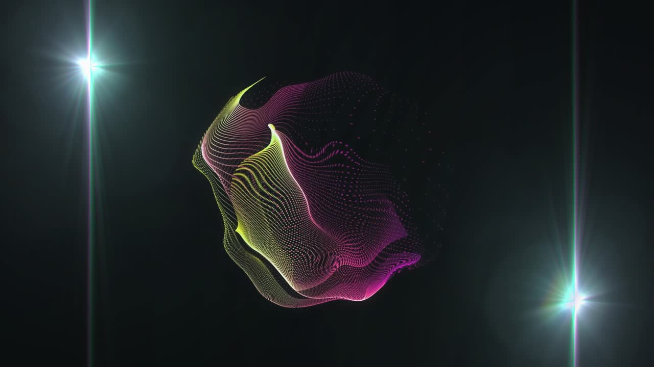 Algo seed starting orb emerging expanding folding rotating collapsing reexpanding for morph loop