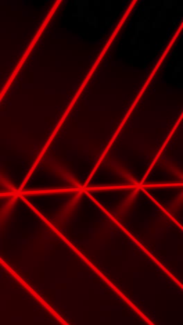 abstract red neon lines