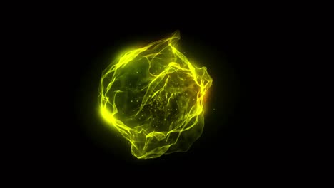 animation colorful light ball.