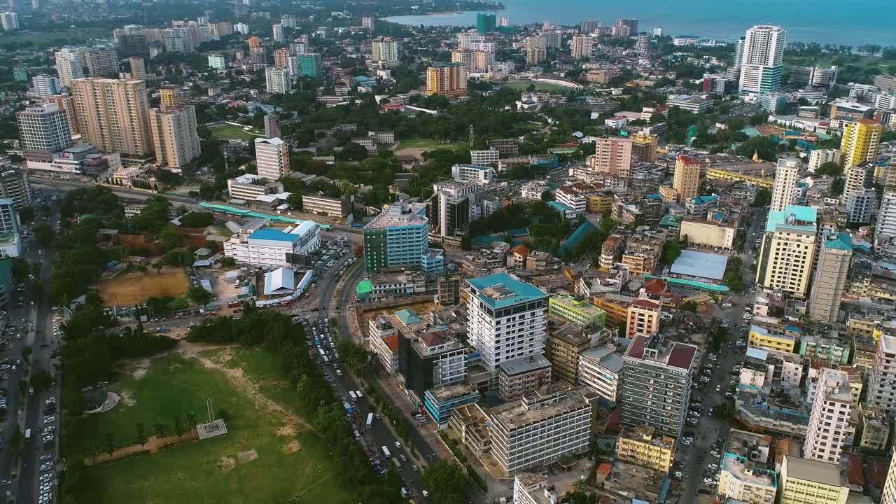 vista aérea de dar es salaam, tanzania