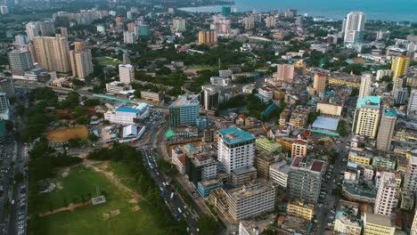 aerial view of dar es salaam, tanzania