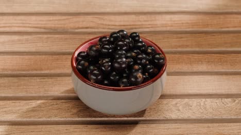 black currants in a bowl