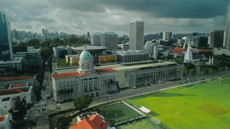singapore cityscape with parliament house