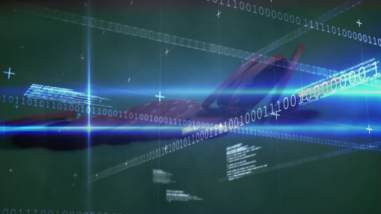 카지노 에 대한 데이터 처리 및 이진 코딩의 애니메이션