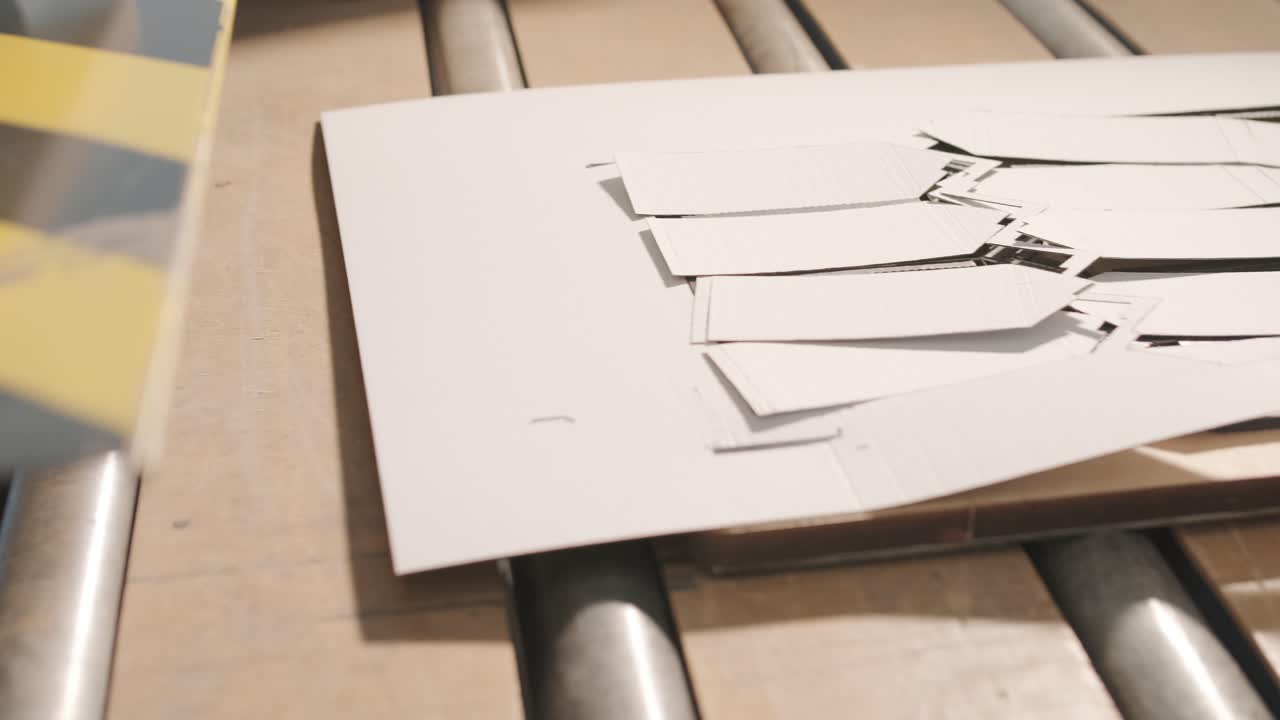 카드보드 제조 프로세스