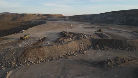 aerial view mining area