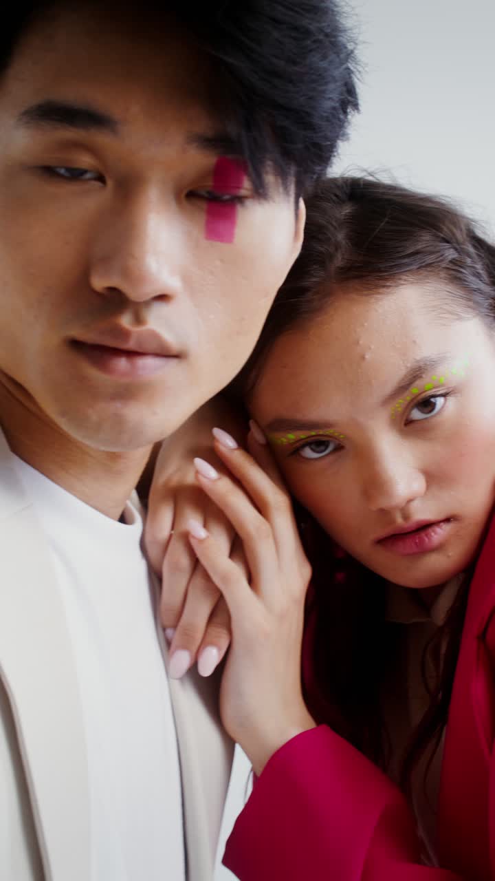 Fashion Portrait with Unique Makeup