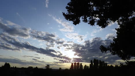 time-lapse of an august seattle sunset with from jefferson park