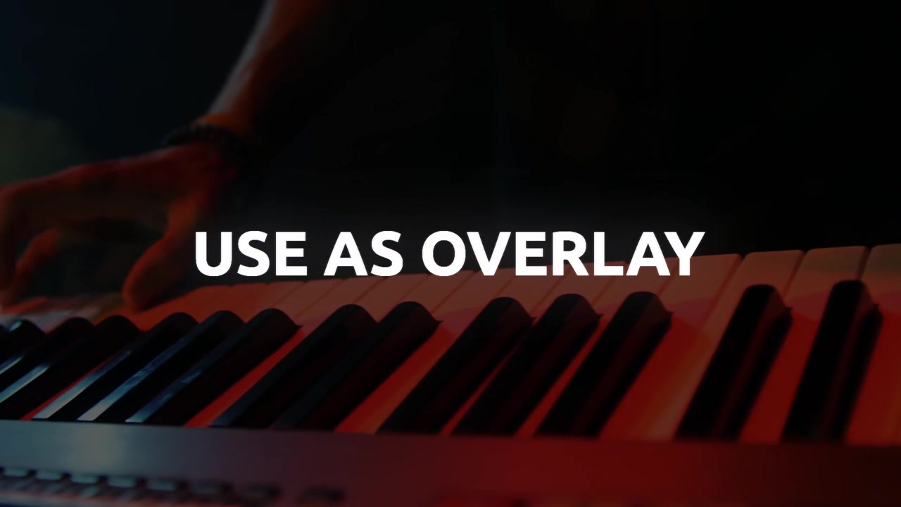 Dynamic Glitch Text Overlay Animation for Video Editing