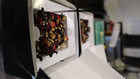 delicioso waffle fresco: lleno de frutas