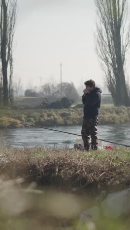 Fisherman by the River