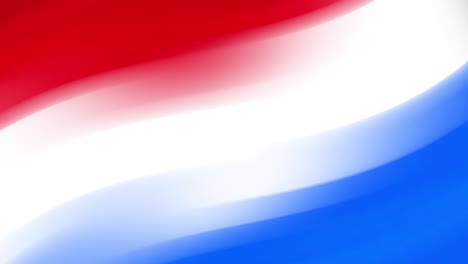 abstract waving flag of the netherlands: seamless loop animation