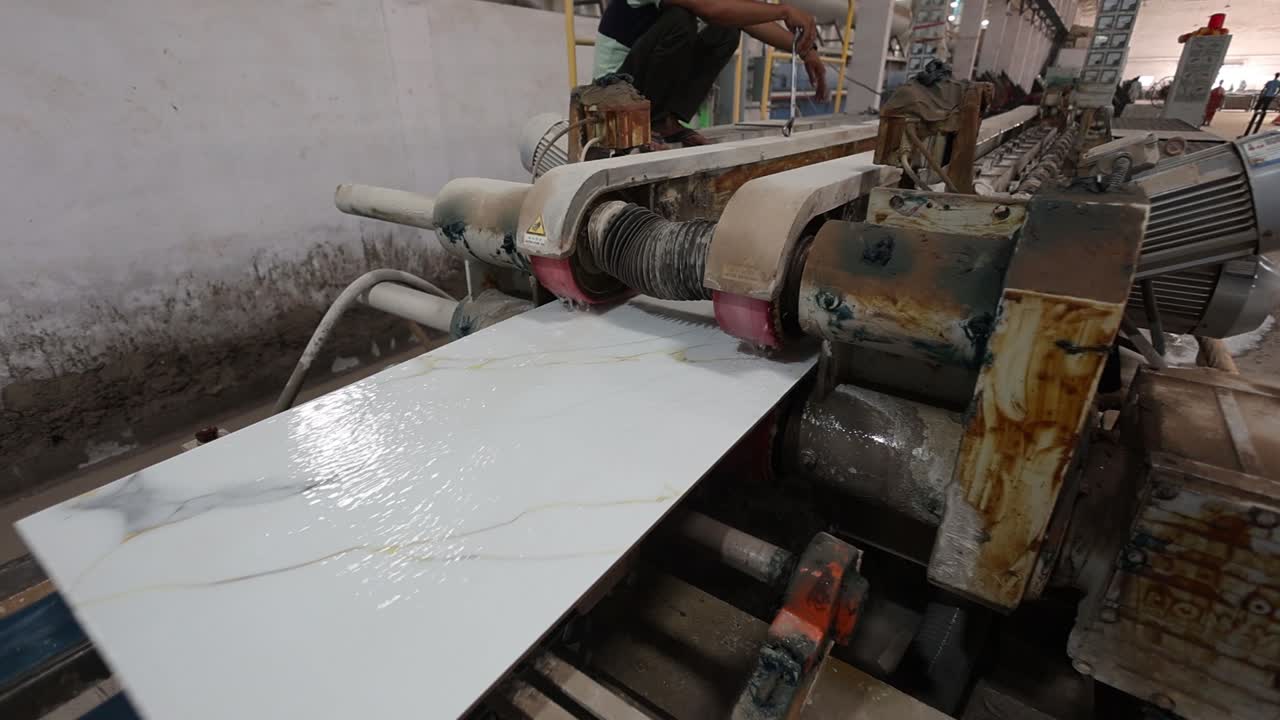 heavy industries ceramic tiles auto robotic washing machinery