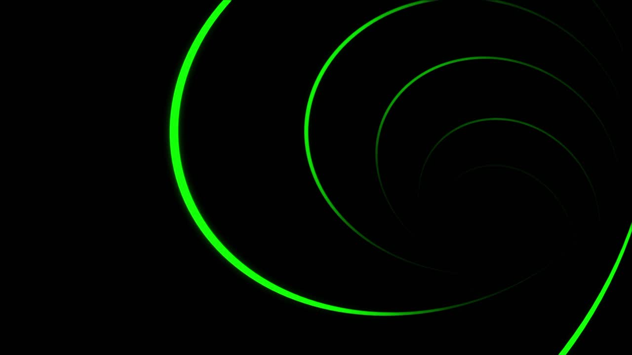 túnel espiral verde abstracto