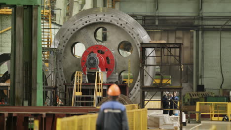 industrial machinery maintenance in a factory