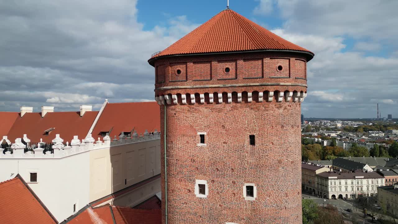 Wawel Castle Tower in Krakow, Poland
