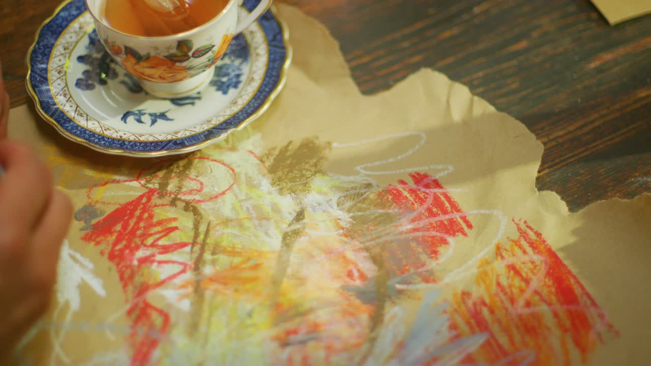 예술 테이블에 법적 문서에 손으로 서명합니다.