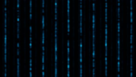 matrix style binary code blue background. the camera moves through the falling numbers. data code, decryption and encoding, cyber technology. 4k seamless loop animation