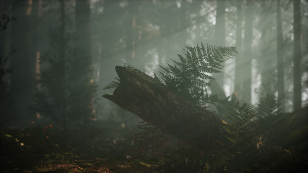 Morning with Fog in Sequoia National Park
