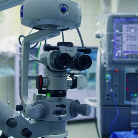 ophthalmology operation room with equipment