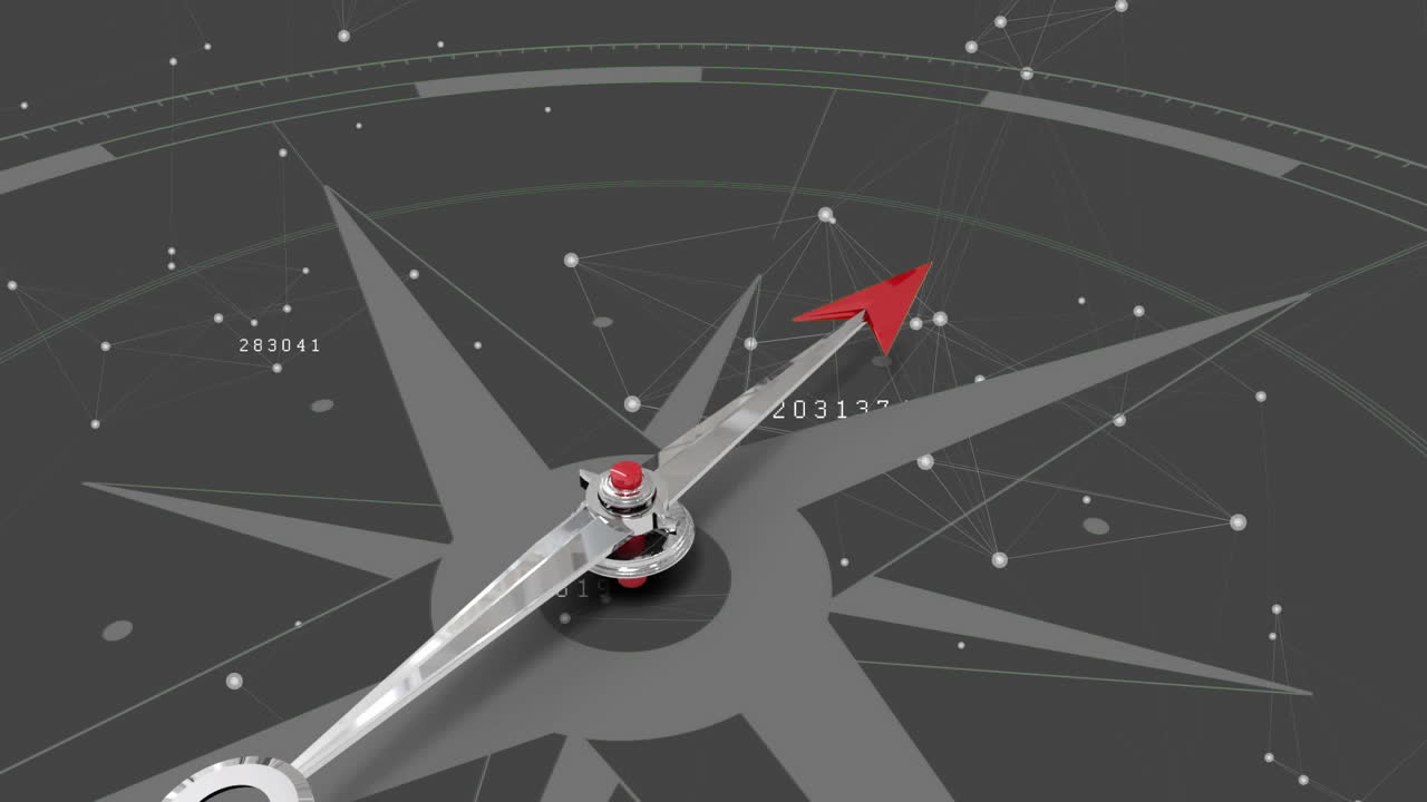 estrellas de la brújula y la constelación