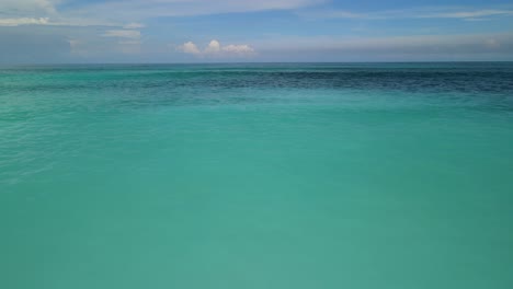 beautiful ocean wave's in the white sand beach, indonesia