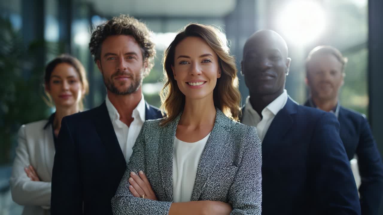 equipo de negocios diverso