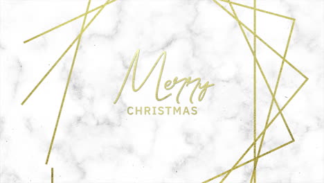 Frohe-Weihnachten-Auf-Weißer-Marmorbeschaffenheit-Mit-Goldenen-Linien