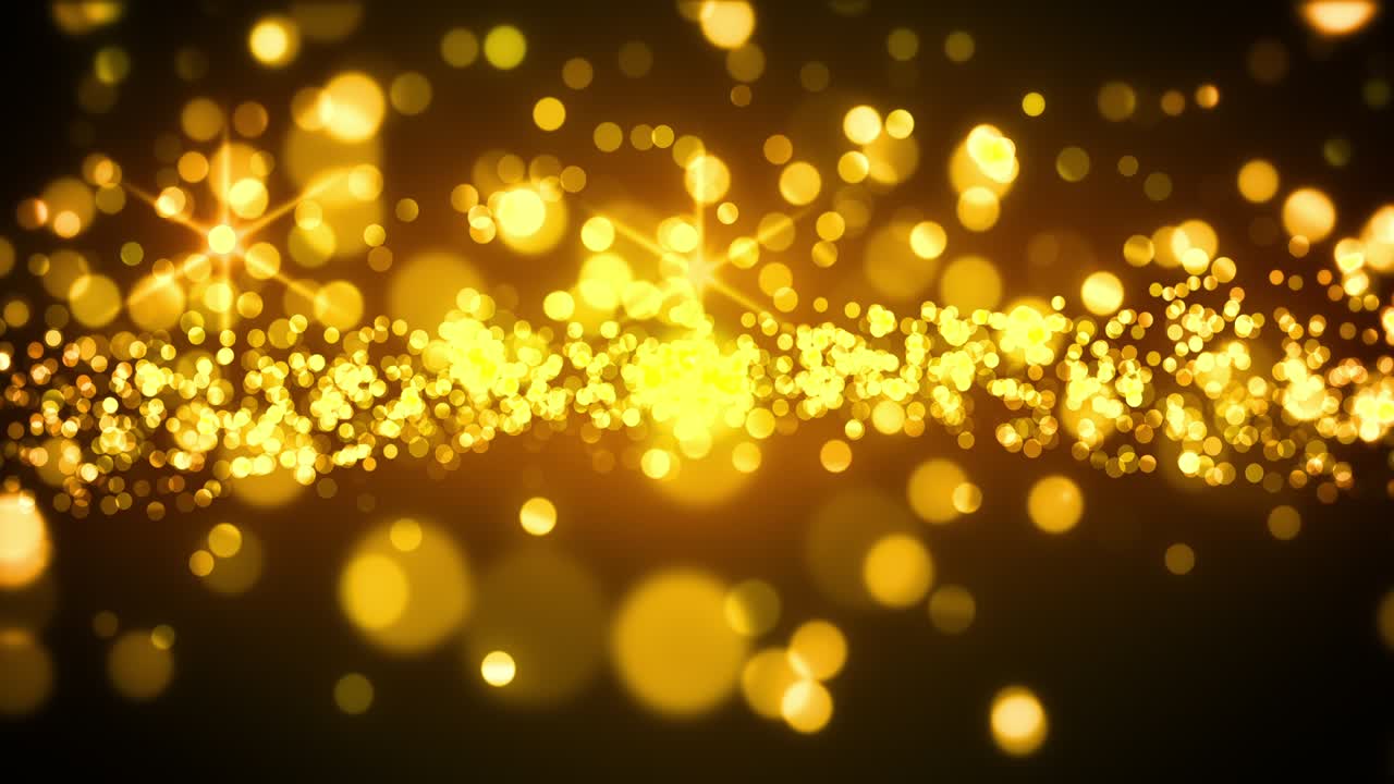 움직이는 불빛, 초점을 잃은 반사, 루프 가능한 보케 배경