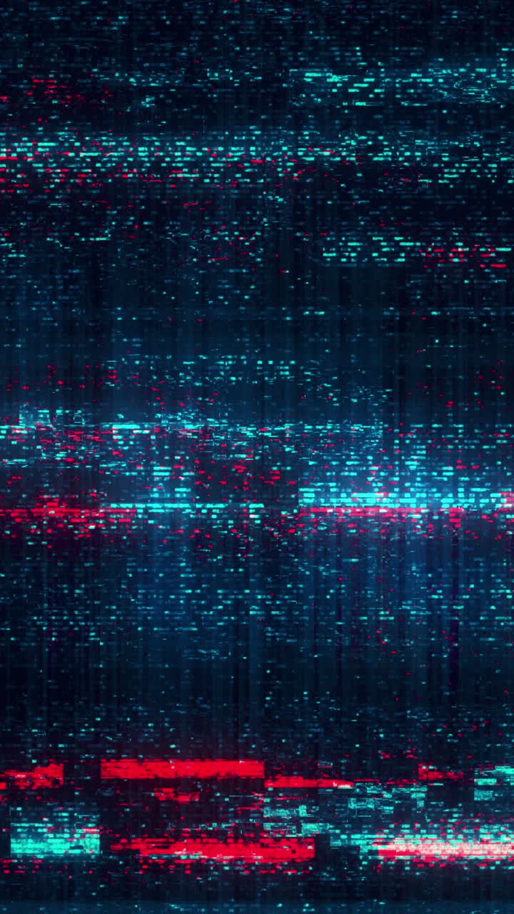 Abstract Digital Glitch and Static Noise Background