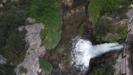 überfliegender-Fluss-Palancia,-Castellon,-Spanien