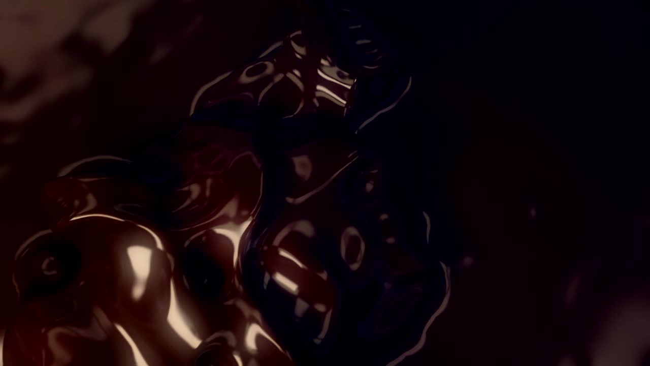 se está vertiendo chocolatado de seda